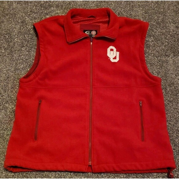 G3 Sports Carl Banks Oklahoma University Jacket/Vest Combo Sz LG Crimson Tide - Picture 3 of 11